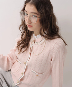 Rirandture(リランドチュール) |フリルレイヤードニットジャケット