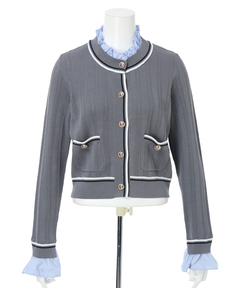 Rirandture(リランドチュール) |フリルレイヤードニットジャケット