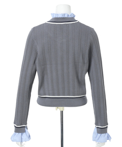 Rirandture(リランドチュール) |フリルレイヤードニットジャケット