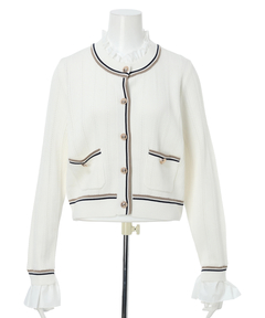 Rirandture(リランドチュール) |フリルレイヤードニットジャケット