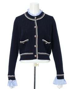 Rirandture(リランドチュール) |フリルレイヤードニットジャケット