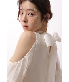 Rirandture(リランドチュール) |フリルスリーブオフショルブラウス