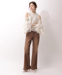 Rirandture(リランドチュール) |フリルスリーブオフショルブラウス