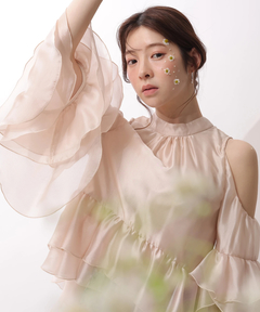 Rirandture(リランドチュール) |フリルスリーブオフショルブラウス