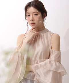 Rirandture(リランドチュール) |フリルスリーブオフショルブラウス