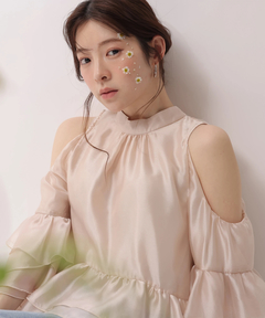 Rirandture(リランドチュール) |フリルスリーブオフショルブラウス