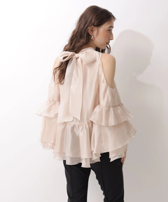 Rirandture(リランドチュール) |フリルスリーブオフショルブラウス