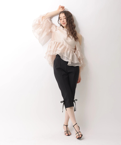 Rirandture(リランドチュール) |フリルスリーブオフショルブラウス