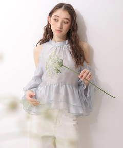 Rirandture(リランドチュール) |フリルスリーブオフショルブラウス