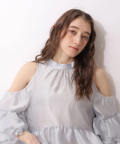 Rirandture(リランドチュール) |フリルスリーブオフショルブラウス