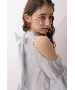 Rirandture(リランドチュール) |フリルスリーブオフショルブラウス