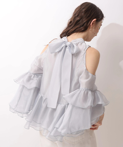 Rirandture(リランドチュール) |フリルスリーブオフショルブラウス