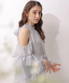 Rirandture(リランドチュール) |フリルスリーブオフショルブラウス