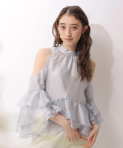 Rirandture(リランドチュール) |フリルスリーブオフショルブラウス