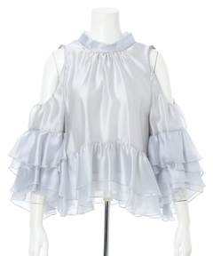 Rirandture(リランドチュール) |フリルスリーブオフショルブラウス