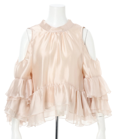 Rirandture(リランドチュール) |フリルスリーブオフショルブラウス