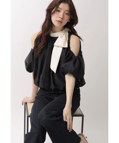 MARIEBELLEコラボ〉Ribbon Knit Jacket | カーデ | Rirandture（リ