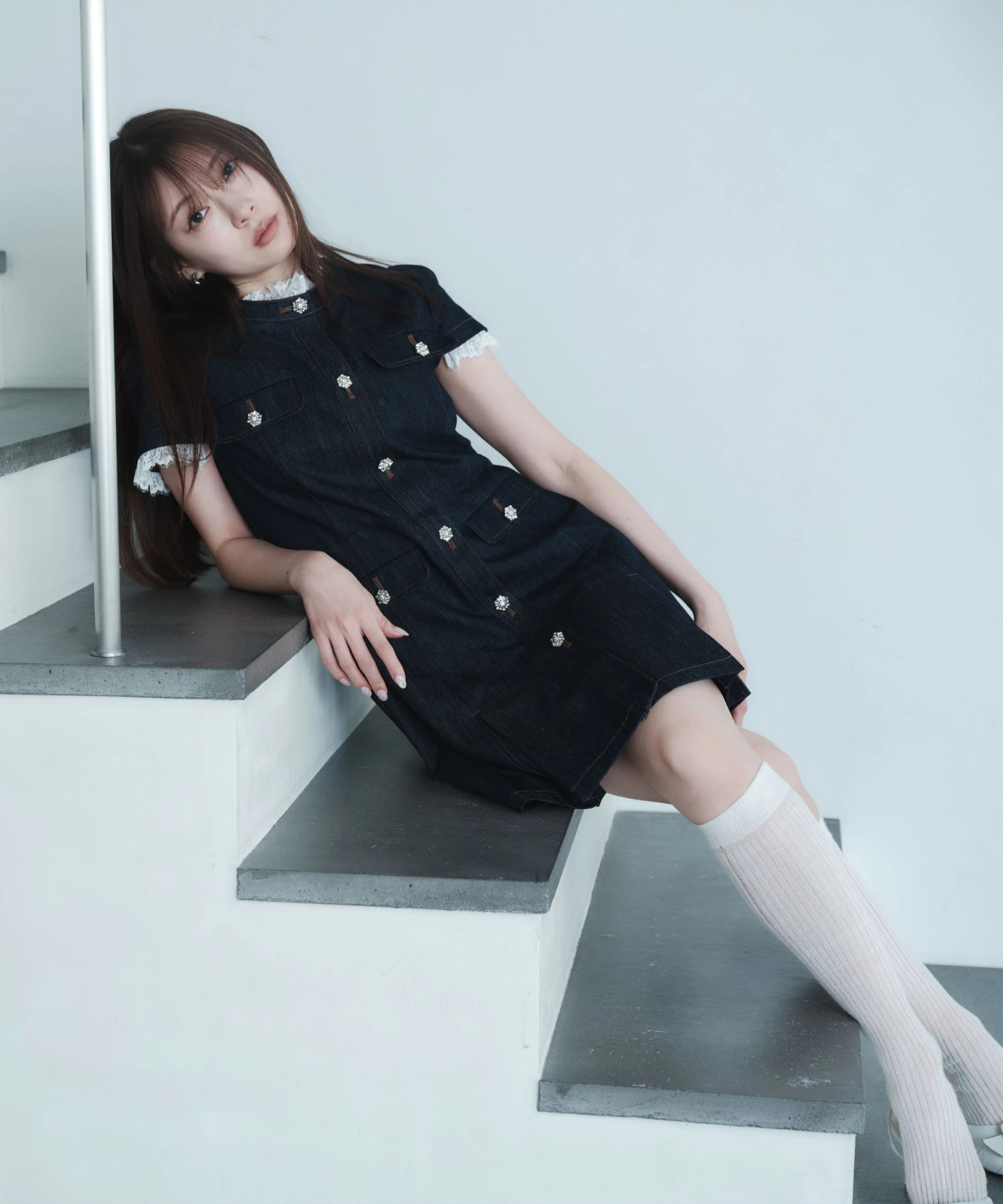 レースフリルミニワンピース | ワンピース | Rirandture（リランド