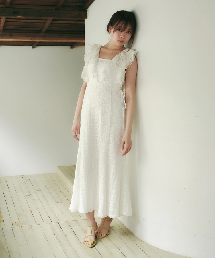 Rirandture(リランドチュール) |カットレースフリルワンピース