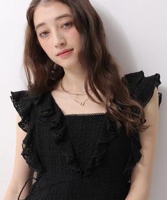 Rirandture(リランドチュール) |カットレースフリルワンピース