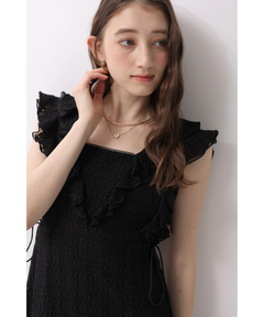 Rirandture(リランドチュール) |カットレースフリルワンピース