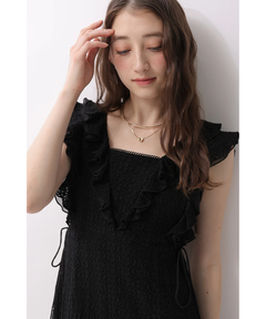 Rirandture(リランドチュール) |カットレースフリルワンピース