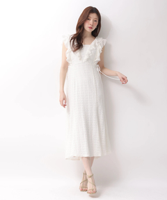 Rirandture(リランドチュール) |カットレースフリルワンピース