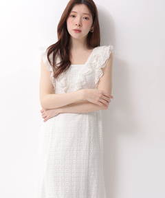Rirandture(リランドチュール) |カットレースフリルワンピース