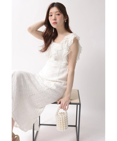 Rirandture(リランドチュール) |カットレースフリルワンピース