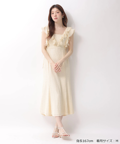 Rirandture(リランドチュール) |カットレースフリルワンピース