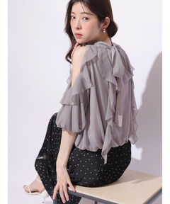 Rirandture(リランドチュール) |オフショルダーフリルブラウス