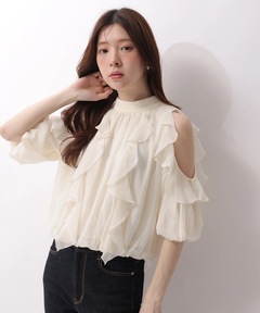 Rirandture(リランドチュール) |オフショルダーフリルブラウス