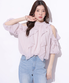 Rirandture(リランドチュール) |オフショルダーフリルブラウス