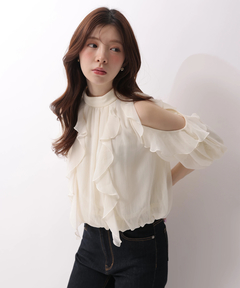 Rirandture(リランドチュール) |オフショルダーフリルブラウス