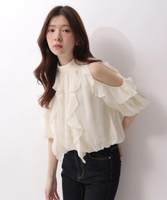 Rirandture(リランドチュール) |オフショルダーフリルブラウス