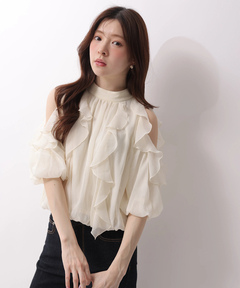 Rirandture(リランドチュール) |オフショルダーフリルブラウス