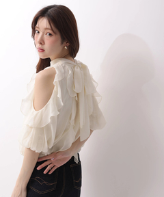 Rirandture(リランドチュール) |オフショルダーフリルブラウス