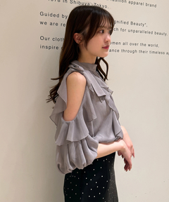 Rirandture(リランドチュール) |オフショルダーフリルブラウス