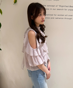 Rirandture(リランドチュール) |オフショルダーフリルブラウス