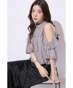 Rirandture(リランドチュール) |オフショルダーフリルブラウス