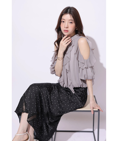 Rirandture(リランドチュール) |オフショルダーフリルブラウス