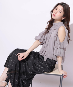 Rirandture(リランドチュール) |オフショルダーフリルブラウス