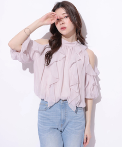 Rirandture(リランドチュール) |オフショルダーフリルブラウス
