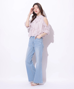 Rirandture(リランドチュール) |オフショルダーフリルブラウス