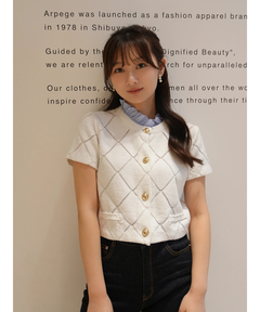 Rirandture(リランドチュール) |フリルレイヤードニットジャケット