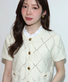 Rirandture(リランドチュール) |フリルレイヤードニットジャケット