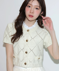 Rirandture(リランドチュール) |フリルレイヤードニットジャケット