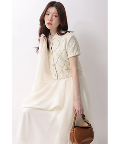 Rirandture(リランドチュール) |フリルレイヤードニットジャケット