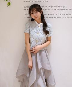 Rirandture(リランドチュール) |フリルレイヤードニットジャケット