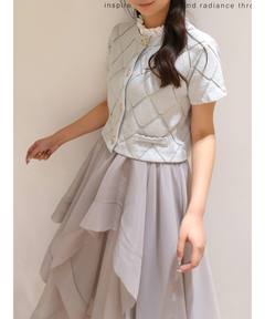 Rirandture(リランドチュール) |フリルレイヤードニットジャケット